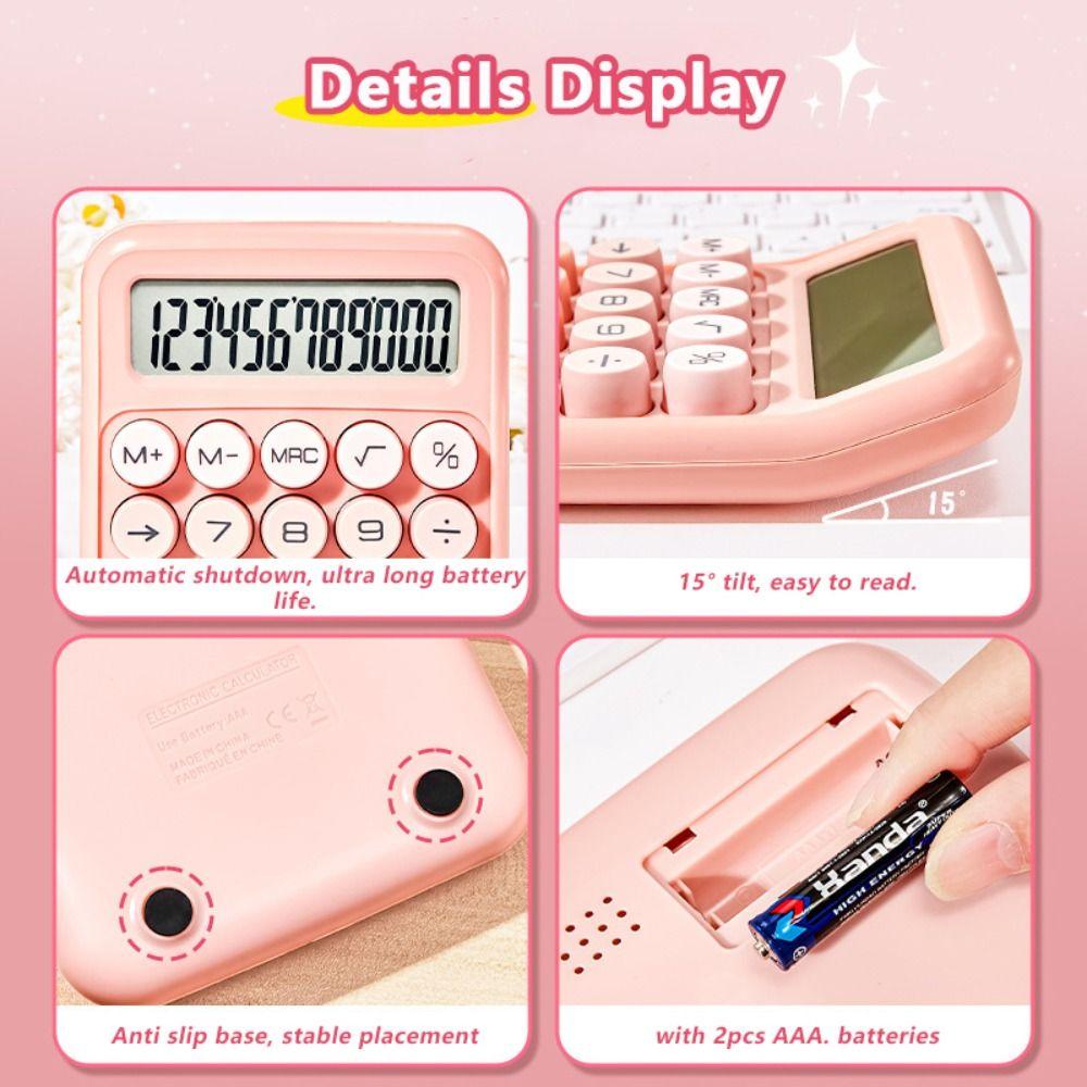 Gradient Color 12 Digit Calculator 12 Digit Large Display Accounting Calculator Ergonomic Keys Scientific Calculator Students