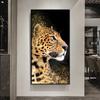 Leu, tigru, leopard, fluture, pictură modernă pe pânză, artă de perete, animale, afișe și imprimeuri nordice, decorațiuni pentru locuință.