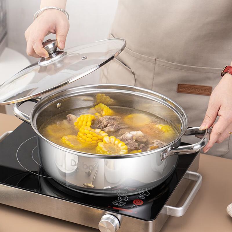 Debo Wyatt 30cm Stainless Steel Hot Pot and Soup Pot