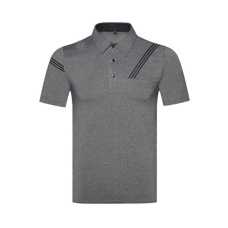Mens Quick-Dry Golf Polo Shirt Breathable Short Sleeve Performance Top Outdoor Sports