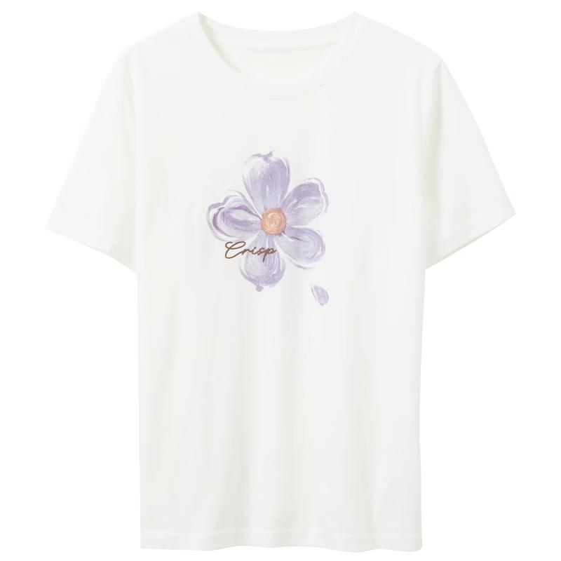 Sancai 2026 Summer Floral Print Loose Fit T-shirt XL