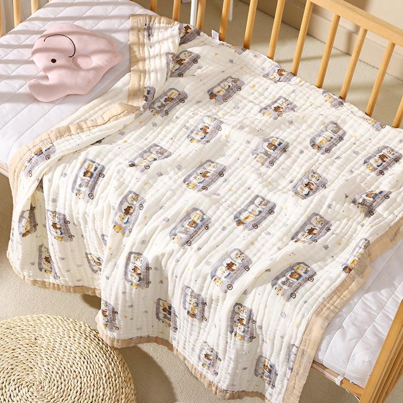 Washable Baby Gauze Quilt & Bath Towel for Cool Summer Use