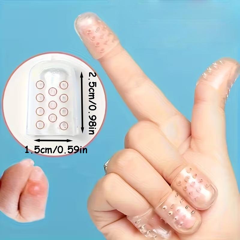 30/60pcs Comfortable With High Elasticity Transparent Breathable Silicone Toe Protectors Prevent Blisters Calluses And Corn