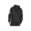 Adidas Logo Hooded Zip-Up Long Sleeve Jacket Men Jacket Black JD4827