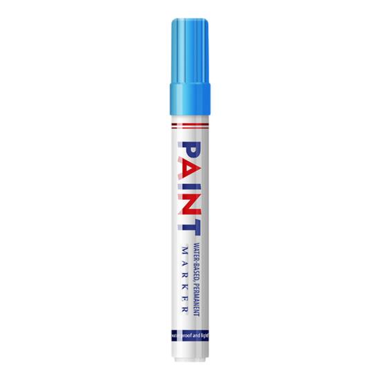 

Large Capacity Paint Marker for Car Touch-Up Waterproof Fade-Resistant Oil-Based Pen for Metal Tire Wood Quick-Dry Stone Inscription Repair Pen синій