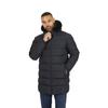 Mens Hooded Long Length Padded Jacket