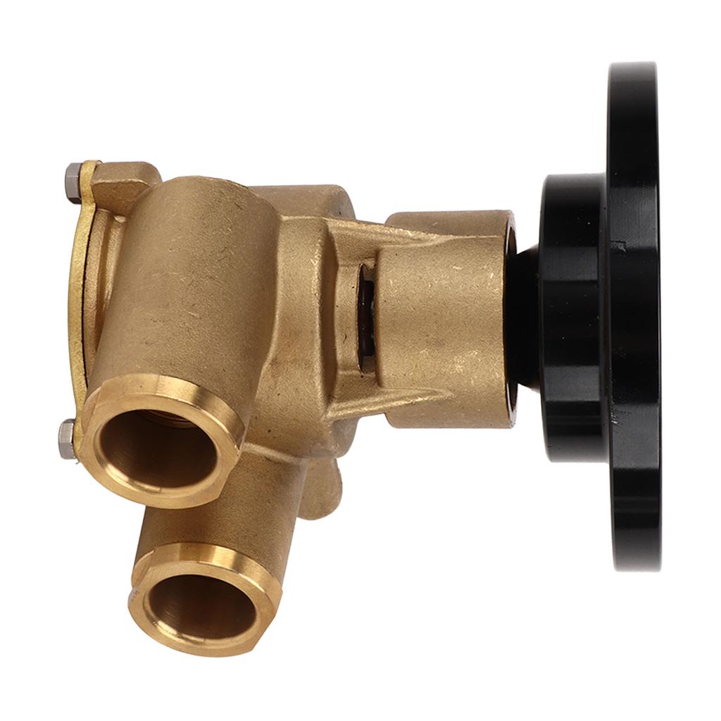 Crank Mounted Sea Raw Water Pump F 6B 9 1‑1 4in Inlet Outlet 1‑15 16in Depth for V6 V8 AQ 1979‑1993