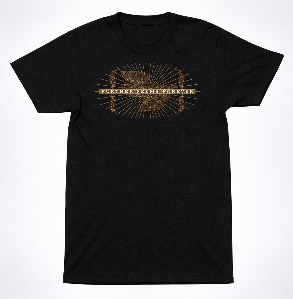 Further Seems Forever Distressed Logo Shirt Emo Indie Rock Band Black Shirt S разноцветный