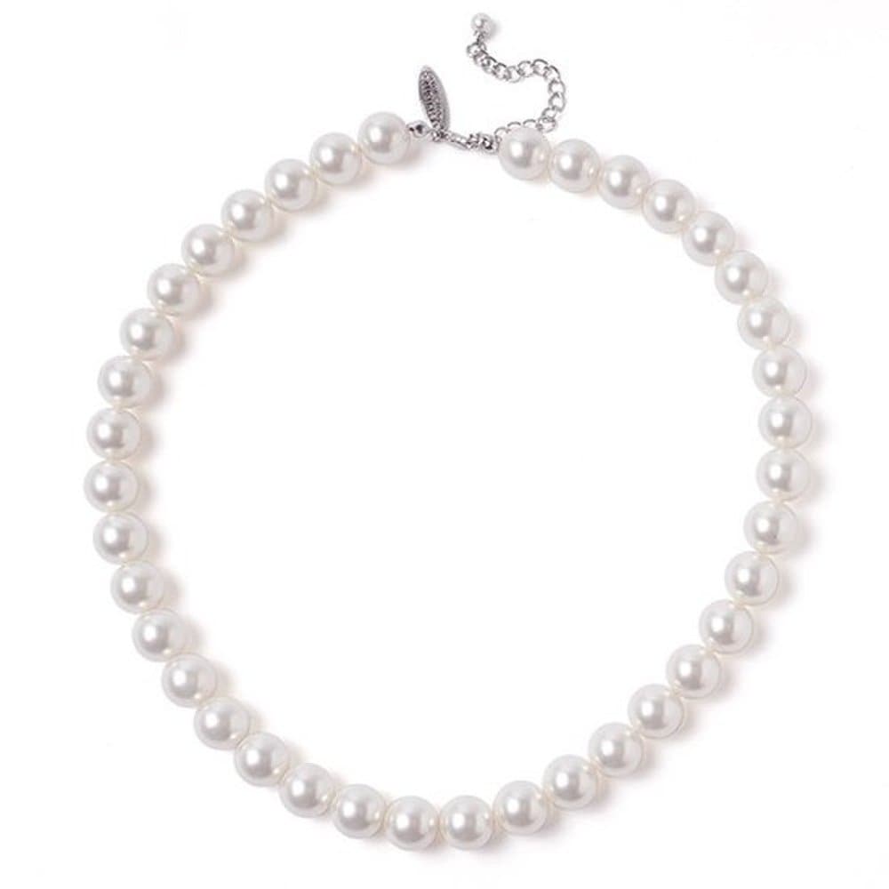 Ns4046 10mm Austrian Genuine Pearl Necklace