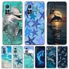 Handyhülle für Xiaomi Mi Poco X7 X6 X5 NFC X3 Pro 17 15T 15 14T 14 13T 11 12 13 Lite Klare TPU-Abdeckung Ozean Delfin