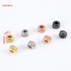 5Pcs 6.5x9mm Cylindrical Spacers Bead DIY Jewelry Making Large Hole Wheel Beads Necklace Bracelet Paved Zircon Brass Accessories