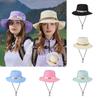 Summer Wide Brim Sun Hat With Waterproof Quickdry Fabric For Outdoor Activities