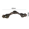 42*10MM Furniture Hardware Arch Cabinet Handle Retro Drawer Knob Pulls Drawer Knob Furniture Handle