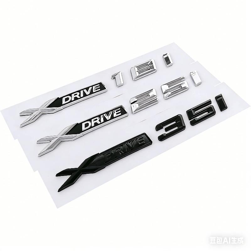 Suitable for X3X5X6 car logo modified fender xdrive20I 28I 30I 35I 50I modified label