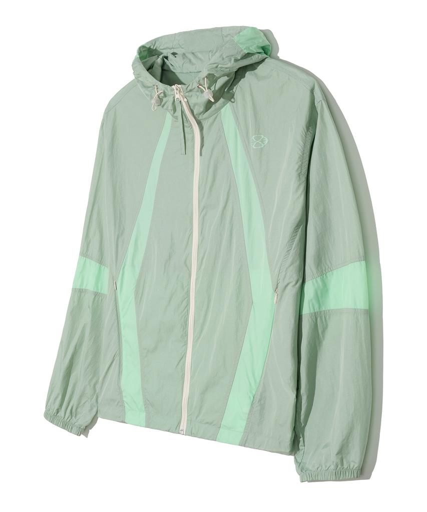 Nontype Paneled Light Wind Jumper (Mint Green)