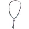 Vintage Ceramic Beaded Pendant Butterfly Necklace Ethnic Style Women Jewelry Gift
