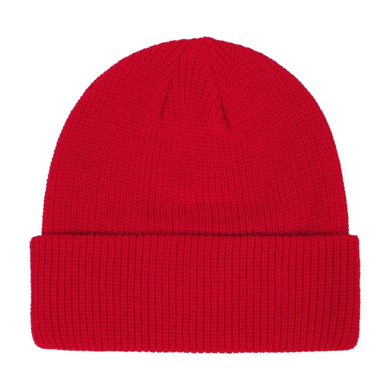 Women Autumn Winter Simple Solid Color Elastic Force Knitted All Match Chic Hat