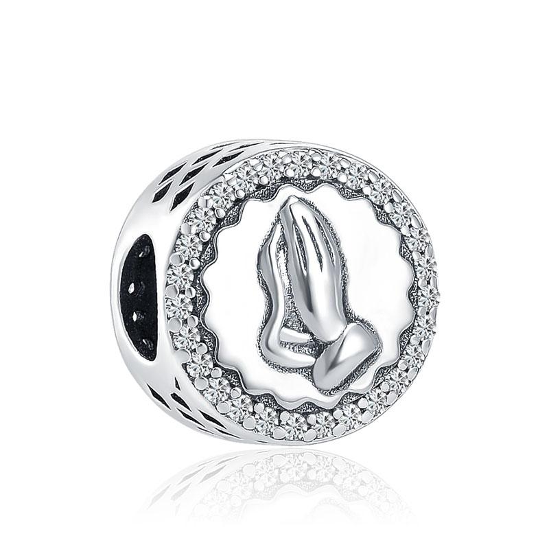 Newcopper Cross Bagua Pearl Buddha Pendant, Suitable For Original European Bracelet Jewelry Necklace