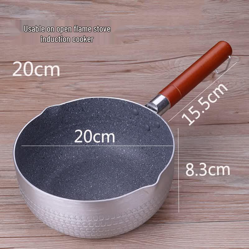 

LIEI Thickened Aluminum Instant Noodle Pot & Frying Pan