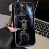 Phone Case for iPhone 17 Air 16E 15 16 Pro Max Grim Reaper Skeleton Funny Style Cover 14 Plus 13 12 Mini Soft Shell Silicone Fun