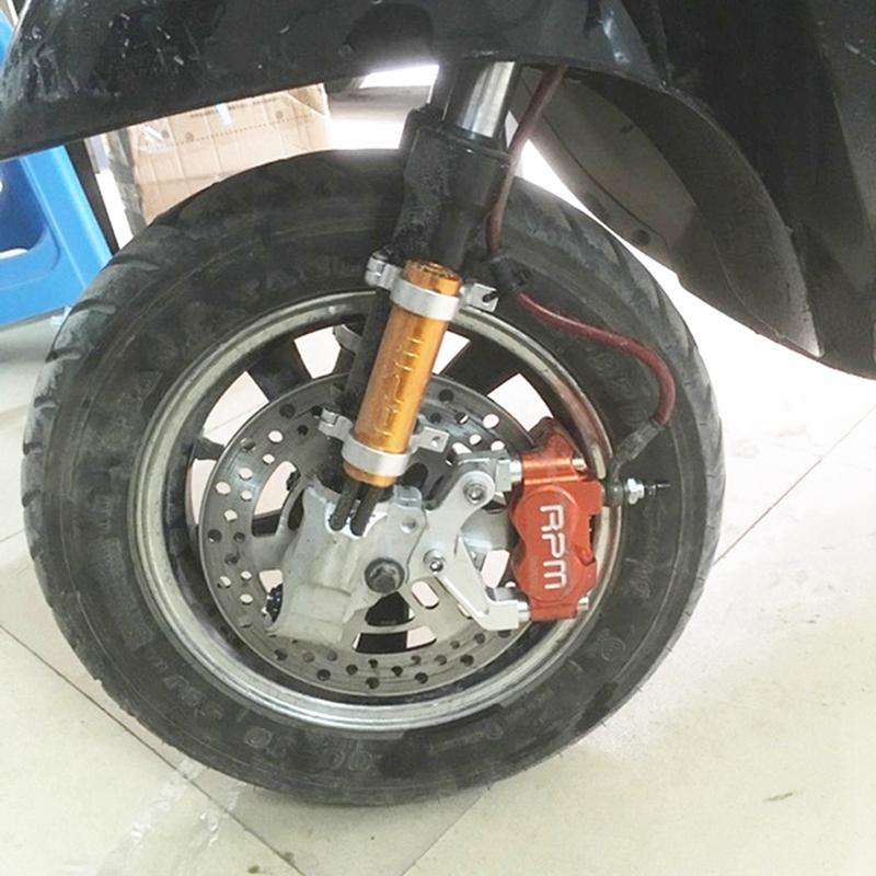 Motorrad 220mm / 200mm Vorderradgabel Stoßdämpfer Bremssattel Pumpenadapter Halterung für Motorrad Roller Yamaha Honda