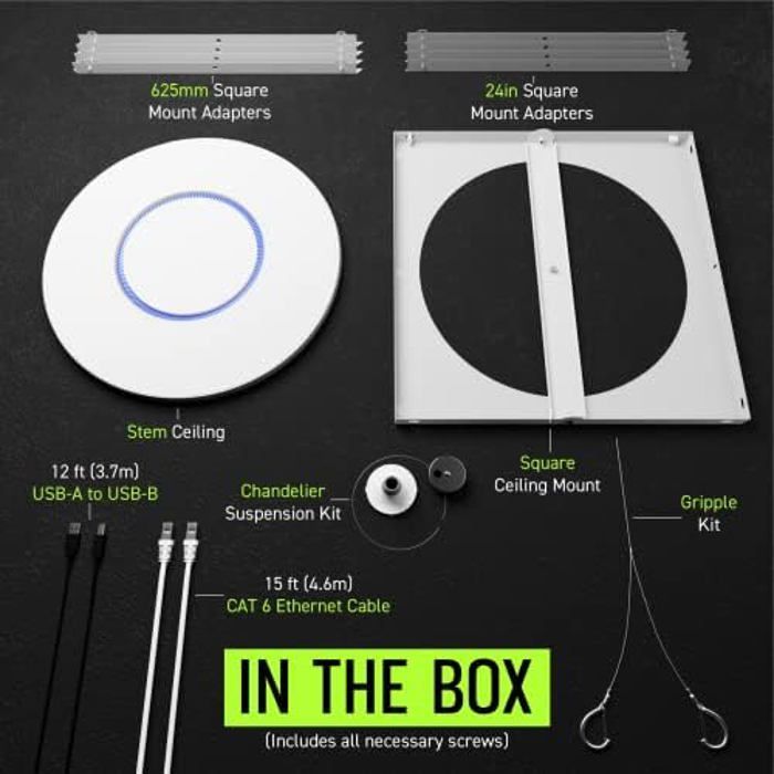 Deckenmikrofon - Shure - STEM Ceiling - 100 integrierte Mikrofone - Hohe Audioqualität - Fortschrittliche Technologie