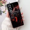 For OPPO A3 Pro A80 CPH2639 Elegant Floral Cat Printed Phone Case For Oppo  A80 A3 Pro 5G Global Soft Silicone TPU Cases