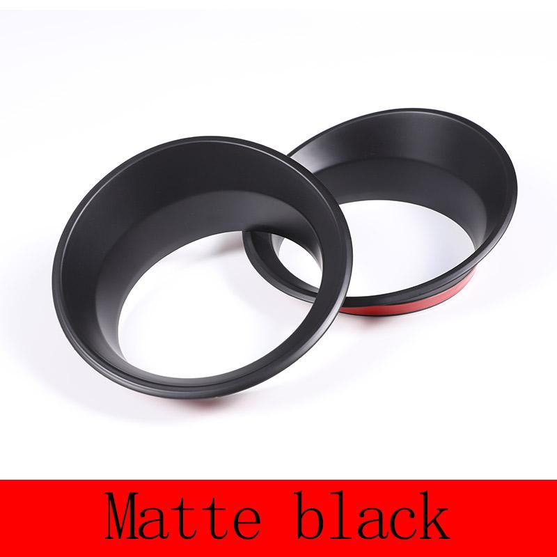 

For Hummer H3 2005-2009 ABS Matte black Front Fog Light Lamp Cover Trim Foglight Molding Decoration Bezel Ring Car Accessories матовый черный