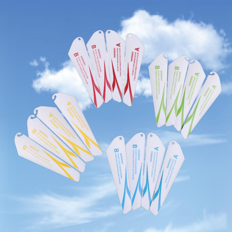 4Pcs Spare Accessories Rc Toy Parts 9Cm Spare Blades Fans For R/C Mini Helicopter Ch002 Ch023 Drone Copter Toys