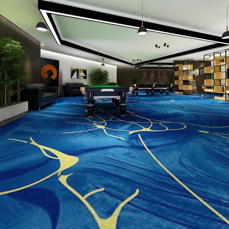 Billiard & Table Tennis Room Carpet - Full Coverage, Wear-Resistant, Flame Retardant, Soundproof