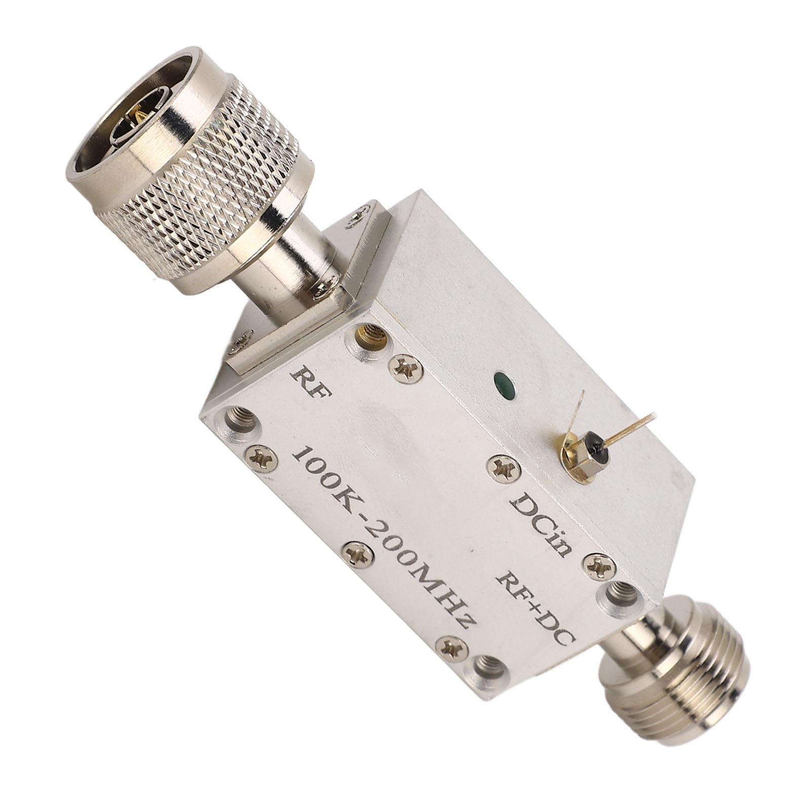 Bias Tee T-stuk Hoge Frequentie RF Breedband Versterker Module Blokkering Coaxiale Voeding voor Optische Modulatie Aandrijving 0.1‑200MHz 1A