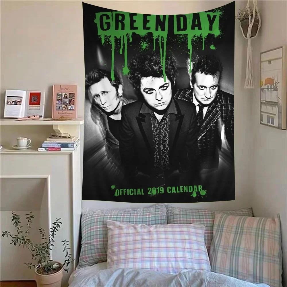 G-Green D-Day American Idiot DIY Gobelin Ścienny Wiszący Tarot Hipisowskie Dywany Ścienne Pokój Akademicki Wystrój Domu