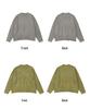 #OVDY Autumn/Winter Soft Minimalist Round Neck Rolled Edge Sweater