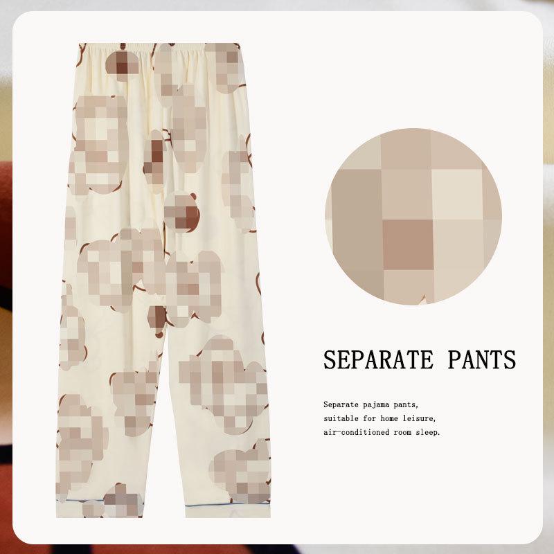 Women's Cartoon Cute Slim Fit Imitation Cotton Pants - Spring, Summer & Autumn Styles