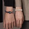 Sweet Cool Cat Unisex Beaded Bracelet - Niche Design Gift for Couples & Best Friends