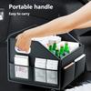 Folding Car Trunk Storage Box Organizer - Portable Car Tool Box Supplies for Car Interior Storage Vehicle Supplies
