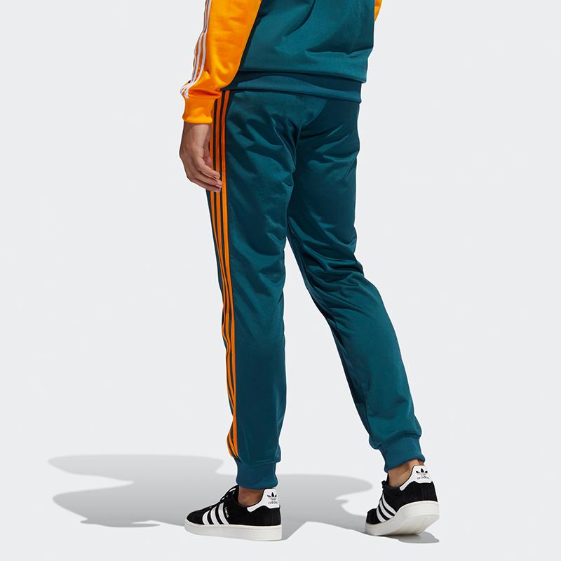 Adidas Originals Trefoil 3-Stripe Track Pants Men Bottoms Green GN8619