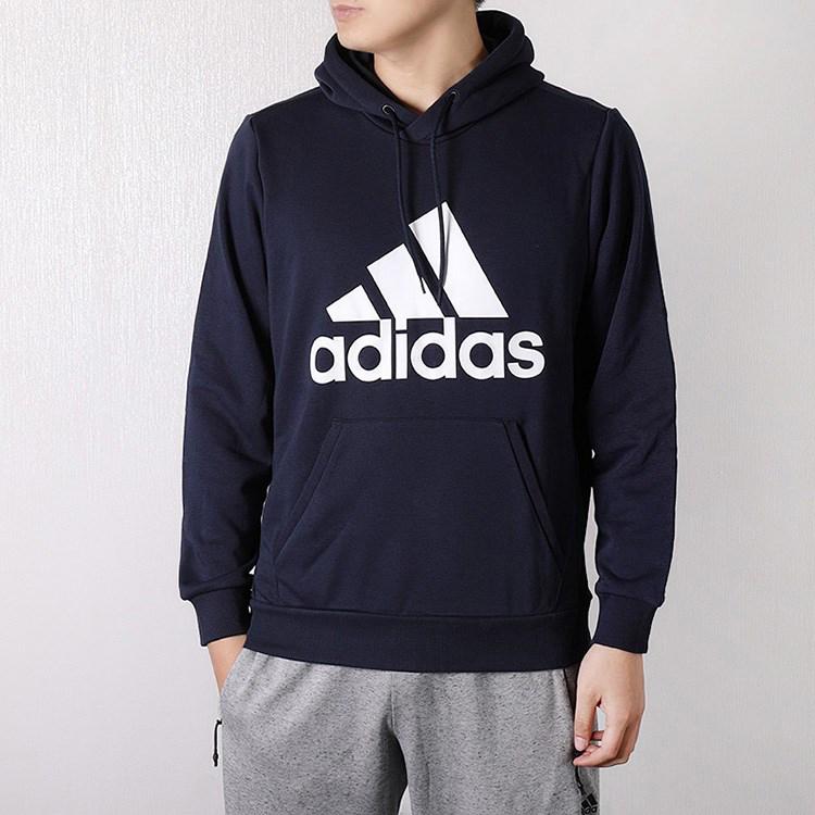 Adidas Sweatshirts Men's Navy Hooded Moderate Regular DT9943-