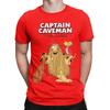 Classic Pose Funny Graphic 100 Cotton Tshirt Captain Caveunisex Tops Tees For Unisex