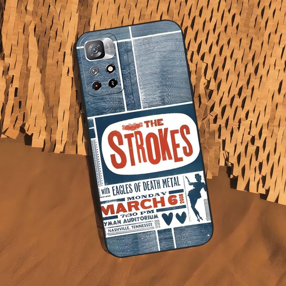 

The Strokes Phone Case for Xiaomi 15 14 13 12 Mi 11 ultra Pro Lite Black Soft Silicone Cover Xiaomi Mi 11