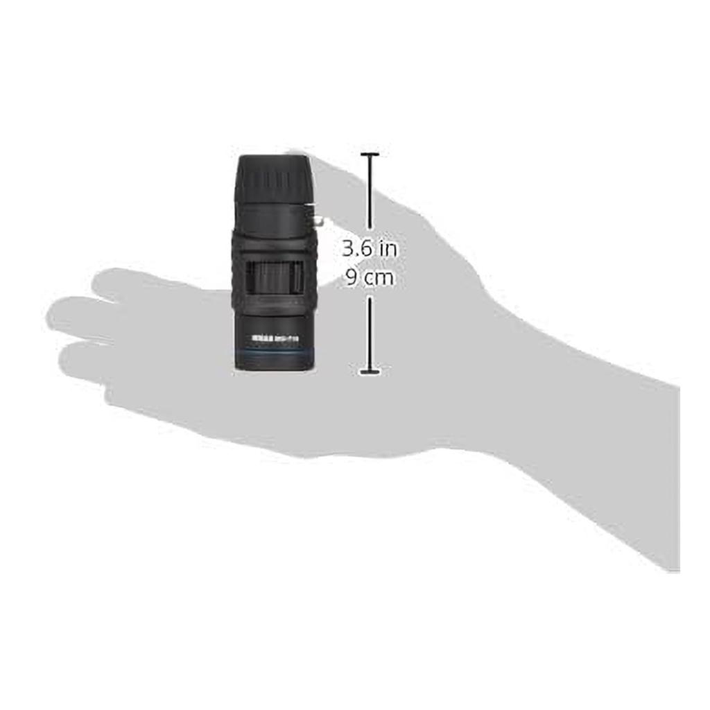 Mizar Tech Monocular, 7x18mm Diameter, Compact Type, with Case, Black, MD-718