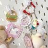 Carabiner Clip for Keys and Small Items Acrylic Pendant for Backpack Handbook Decoration Ita Bag Buckle Accessory