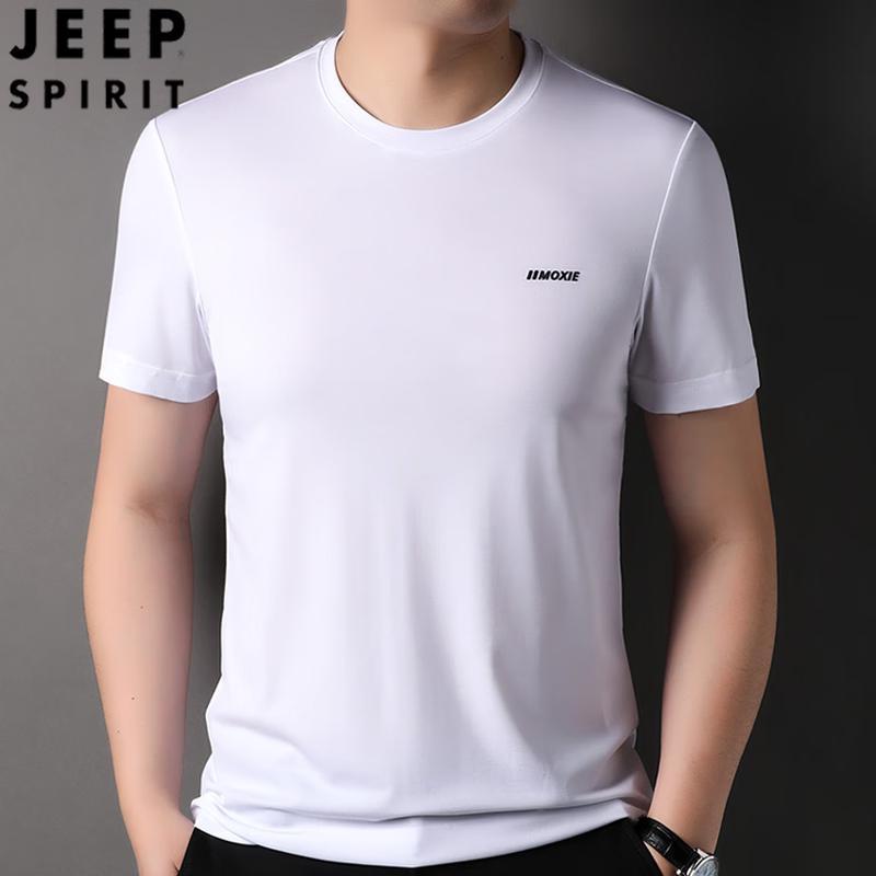 

JEEP SPIRIT Men s 2026 Summer Casual Short Sleeve T-Shirt 2XL