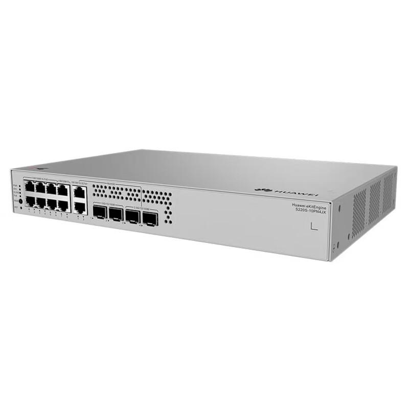 

Huawei S220S-10PN4JX 10-Port Managed Gigabit PoE Switch