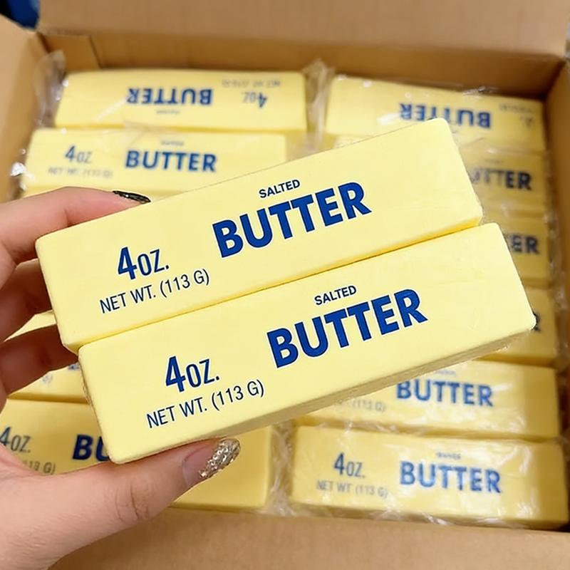 Bai Fen Bai Toys Toys Butter Squishy Tabas Squishy Anti Stress Squeeze Toy Butter Chocolate Fidget Toy Soft Sensory Food Squishies Toy Gift Present