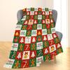 Christmas Golden Retriever Dog Blanket, Soft Lightweight Flannel Cute Holiday Puppy Throw Blanket for Couch, Bed, Travel & Home