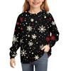 Christmas Day Sweatshirts For Children Boys And Girls Knit Sweater Cute Shirt Fall Crewneck Pullover Tops