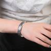 New Arrival Fashion Sawtooth Design Thai Silver Ladies Bangle  For Indiana Style Birthday Gift No Fade