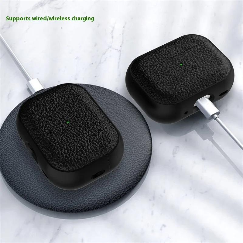 'New Product Capa For Airpods Pro 3 Case Soft Tpu Leather Design Protective Cover For Airpods Pro 3 Cases With Lanyard