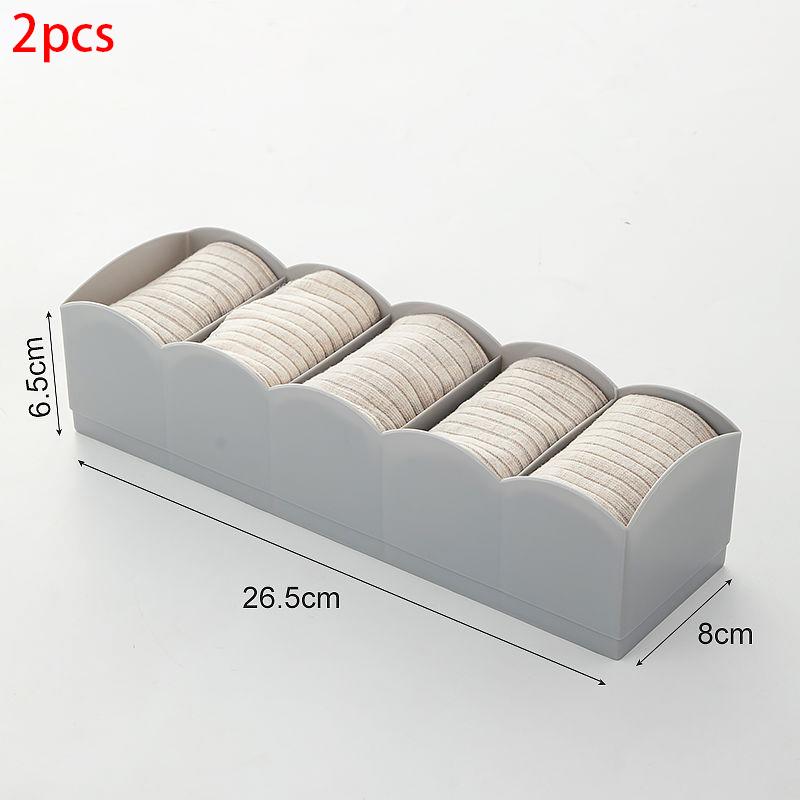 Socks Underwear Storage Box Stackable Drawer Organizer, Closet Organizers and Storage,Drawer Dividers for Nursery,Baby Clothes